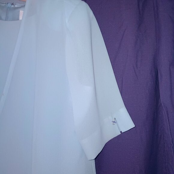 Angel In A Blue Dress! Light Powder Blue Elegant 2 pc - Picture 5 of 6